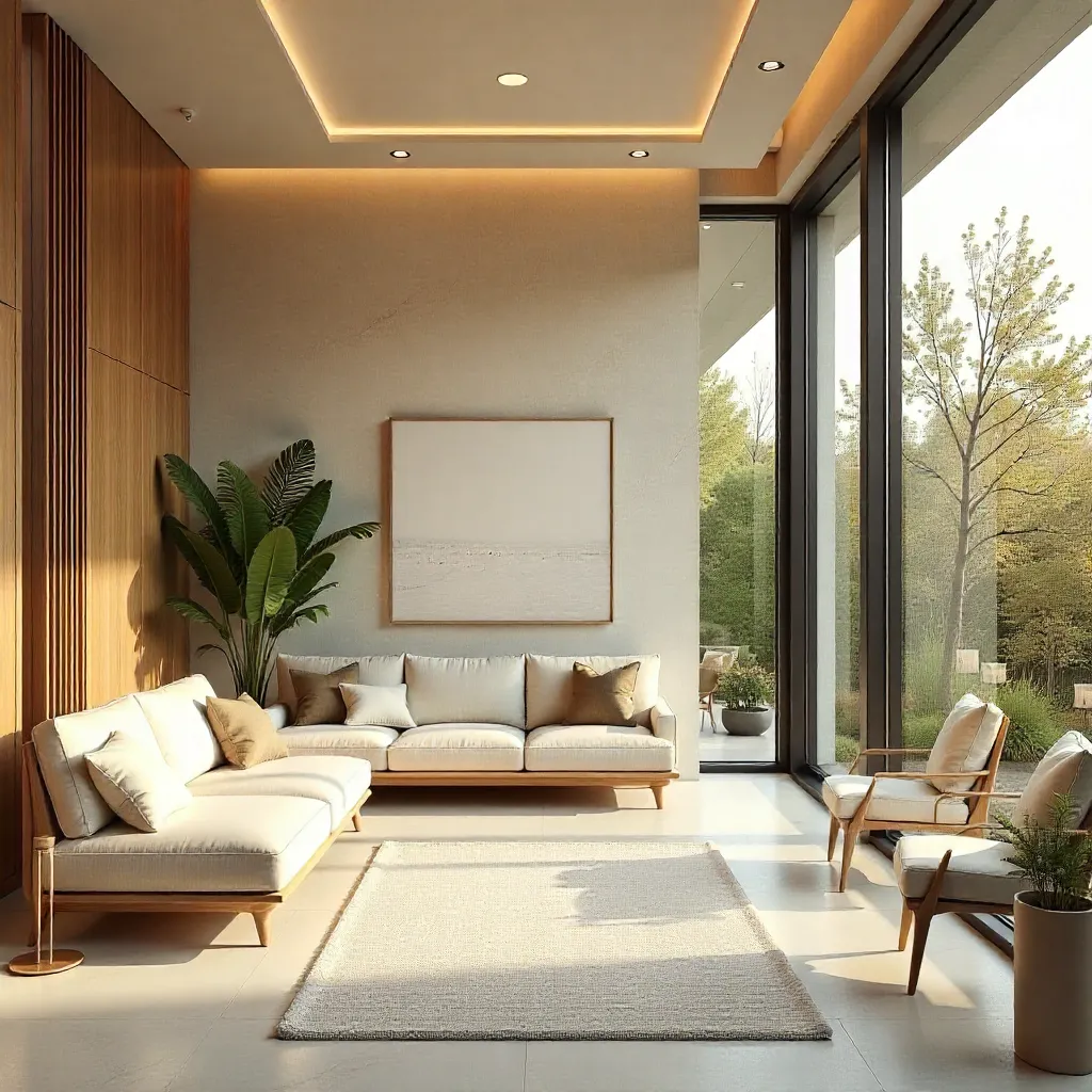 Modern living room transformation